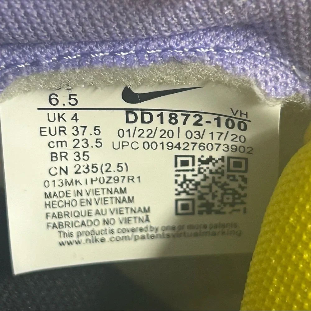 Nike Kids Sneakers - Pink, Blue, Purple, White - Picture 8 of 10